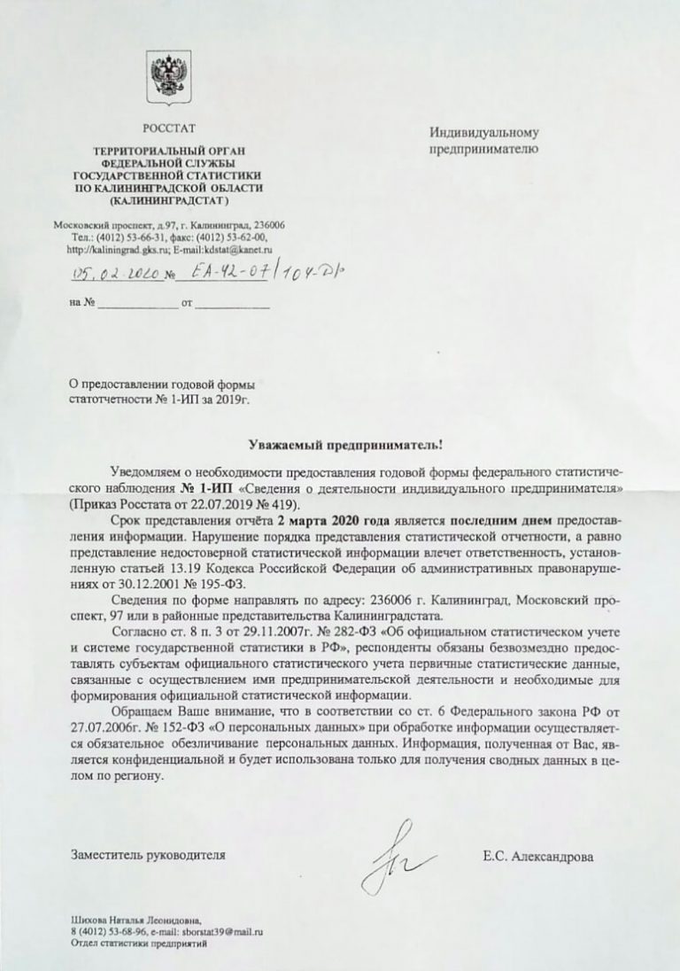 Анкета Росстата: всем ИП придётся отчитаться, фото 2